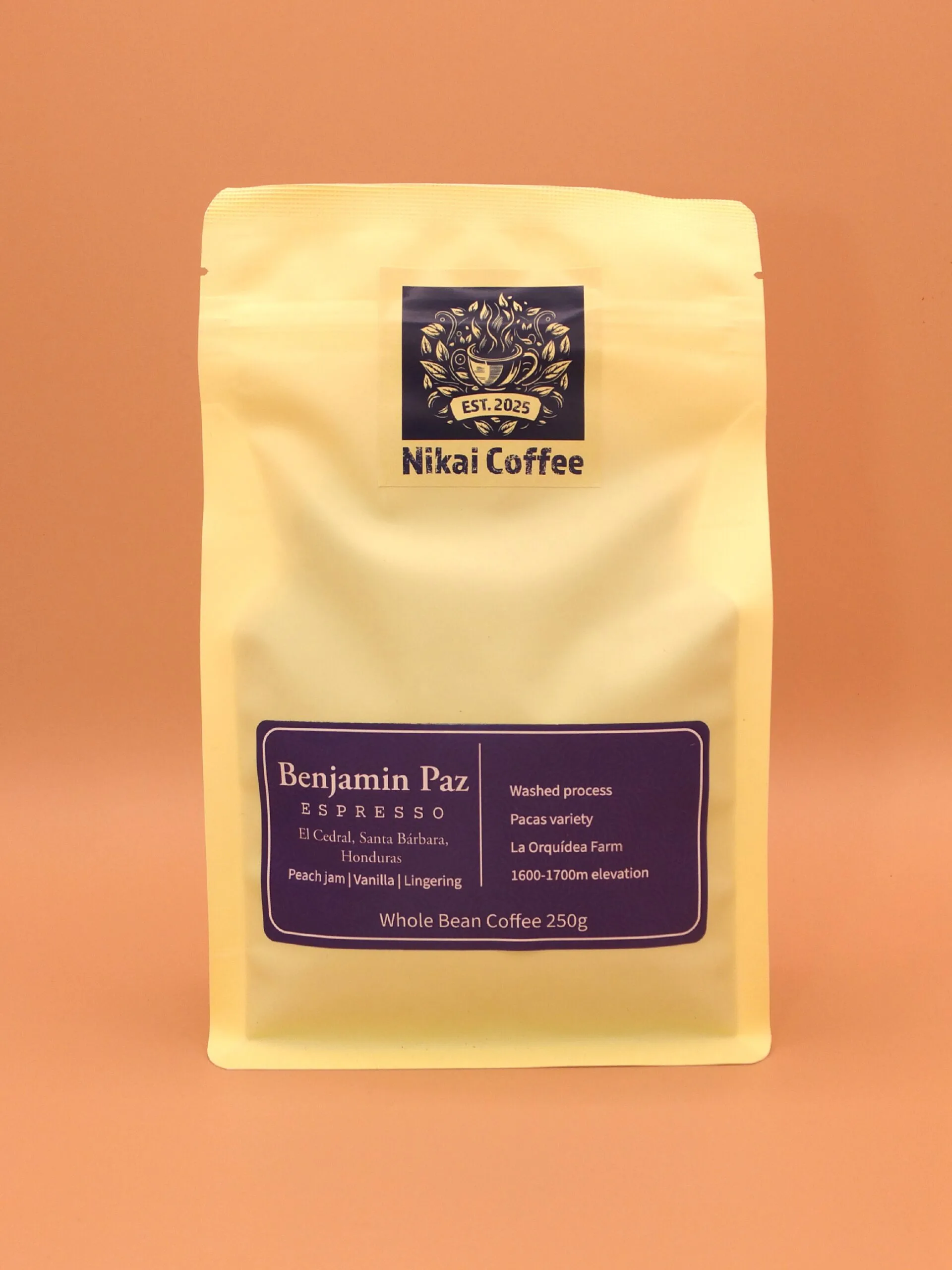 Benjamin Paz Espresso, washed, Honduras
