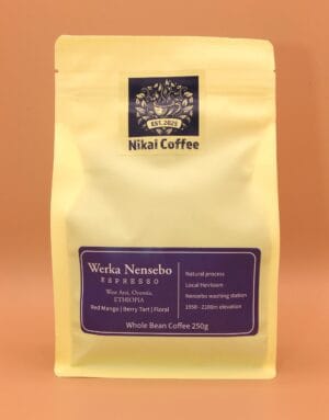 Werka Nensebo Espresso, natural, Ethiopia
