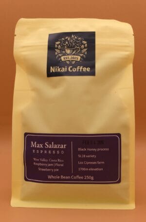 Max Salazar Espresso, black honey, Costa Rica